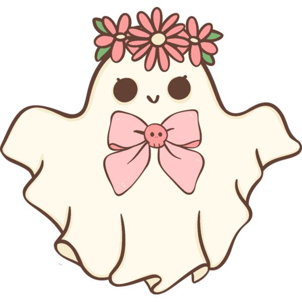 GHOST PINK FLOWER CROWN Thumbnail
