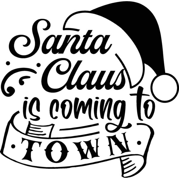 Santa Claus is coming to town   black Photoroom Thumbnail