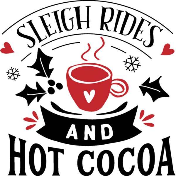 Sleigh rides and hot black and red Photoroom Thumbnail