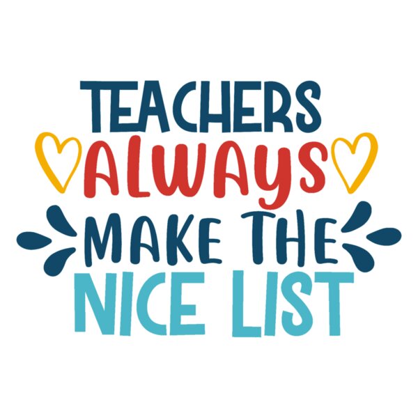 Teacher Always Make The Nice List Photoroom Thumbnail