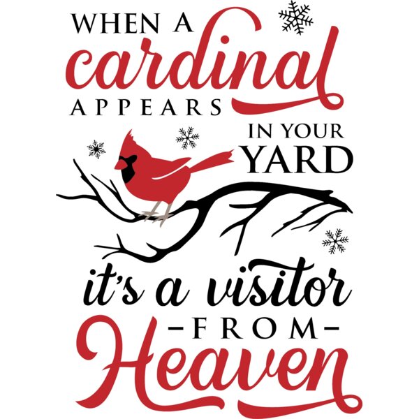 When a cardinal appears Photoroom Thumbnail